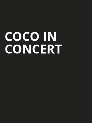 Coco In Concert, Peace Concert Hall, Greenville