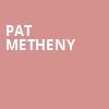 Pat Metheny, Peace Concert Hall, Greenville